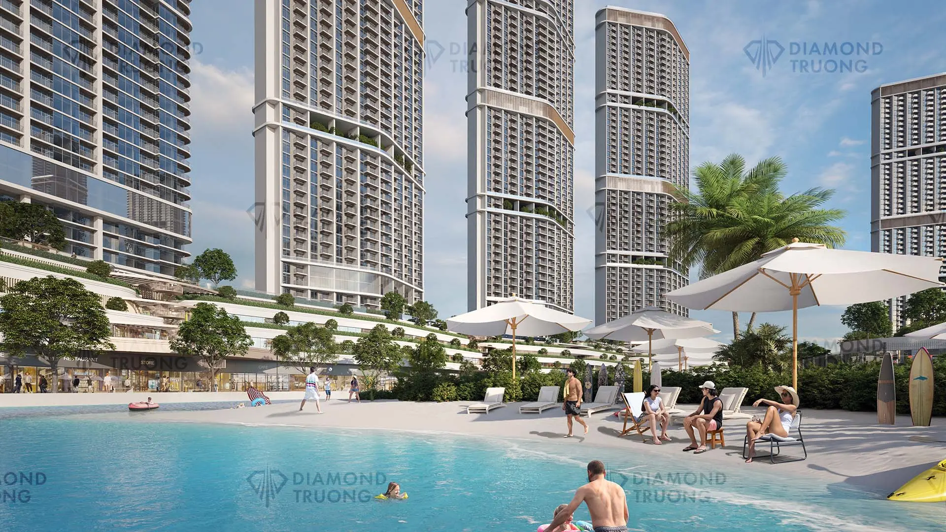 350 Riverside Crescent Pool Area