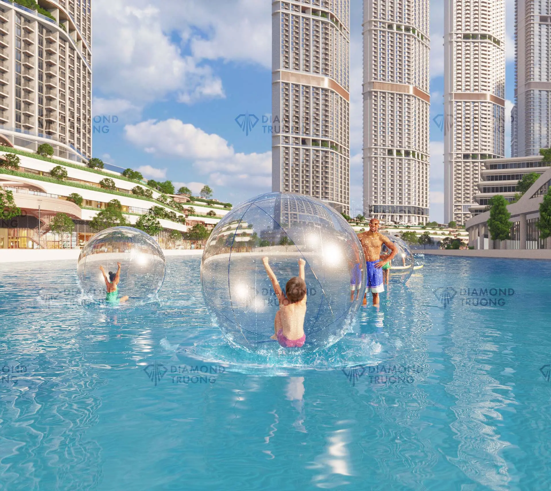 350 Riverside Crescent Pool Area