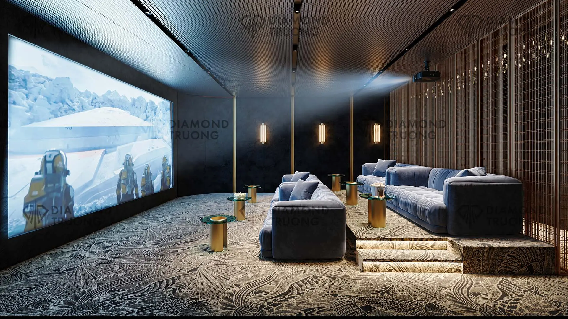 Belgravia Gardens Cinema room