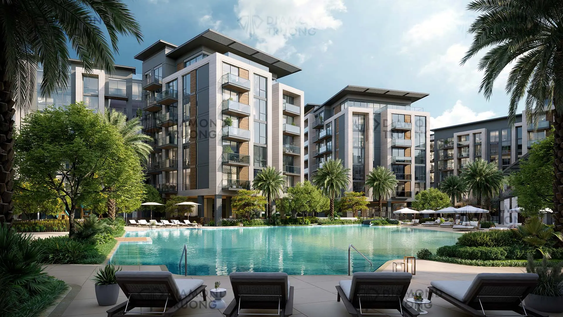 Bergravia Gardens Pool Area