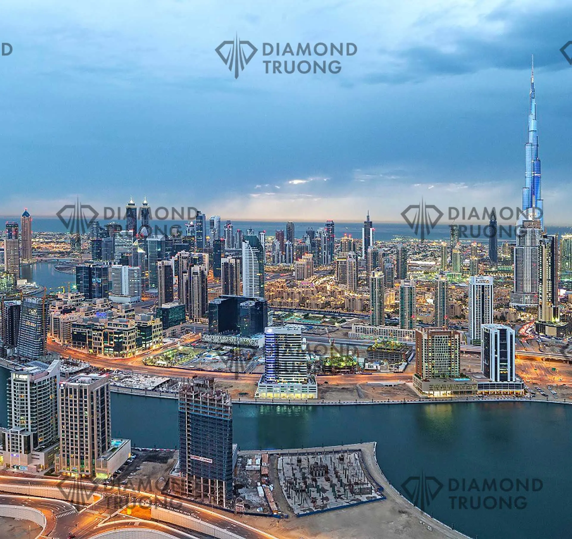 Business Bay aerial view