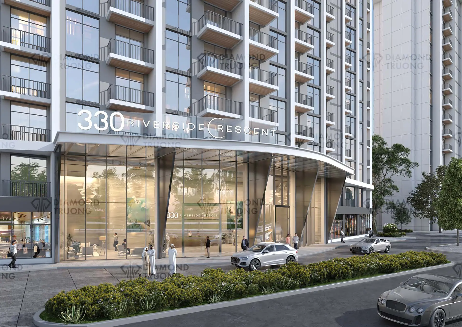 330 Riverside Crescent Entrance