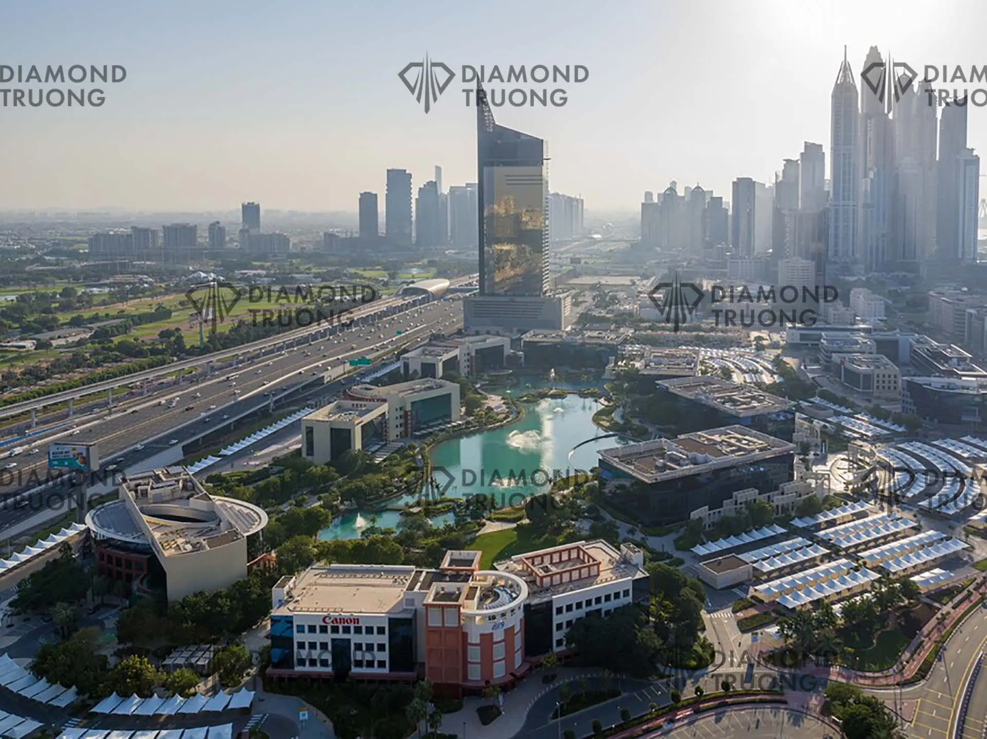 Internet City Aerial View