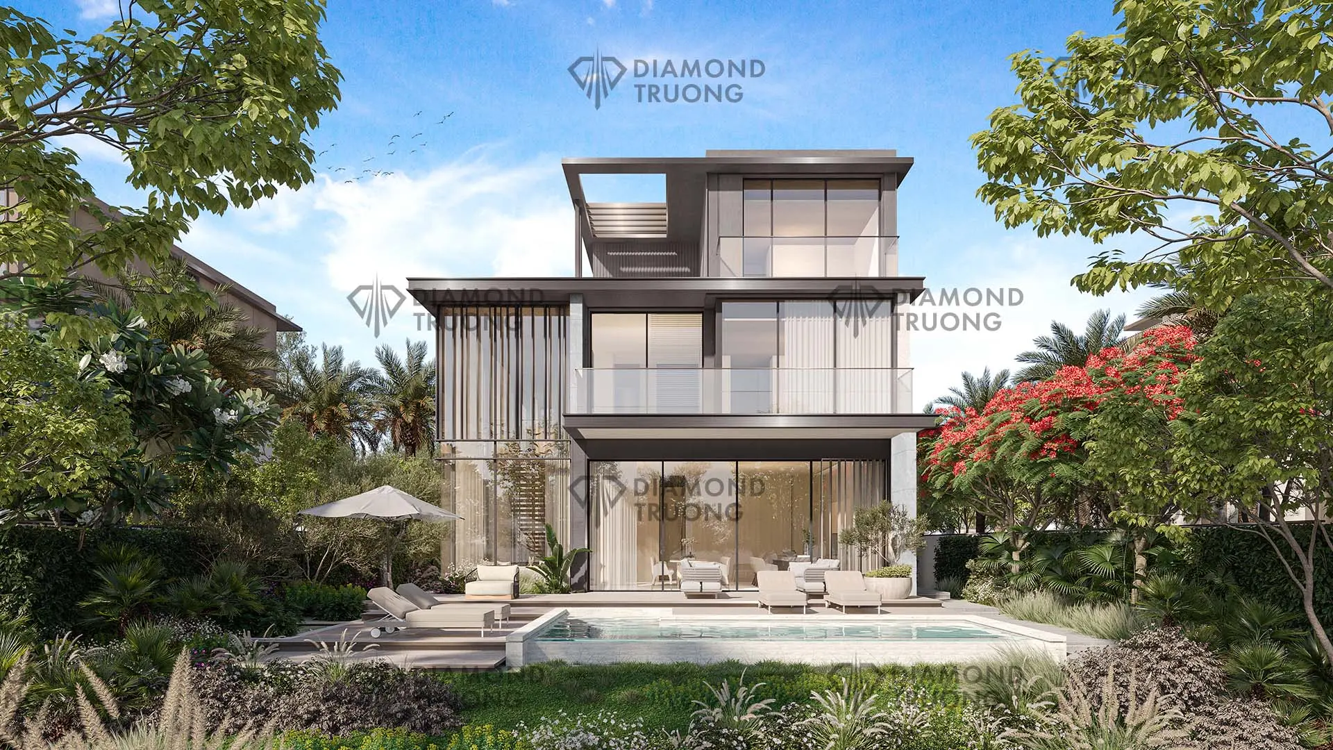 Nad Al Sheba Gardens House Model