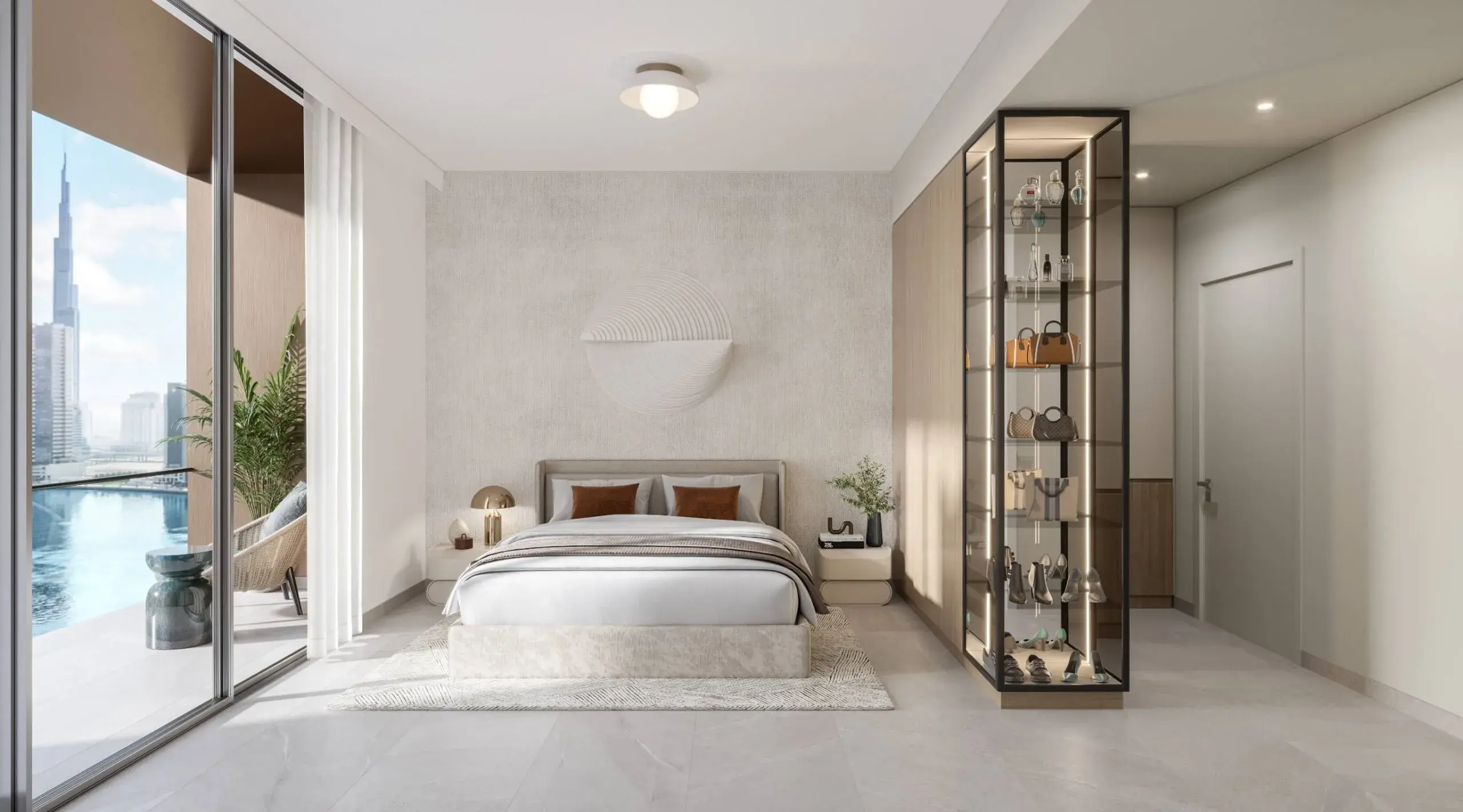 One River Point Bedroom