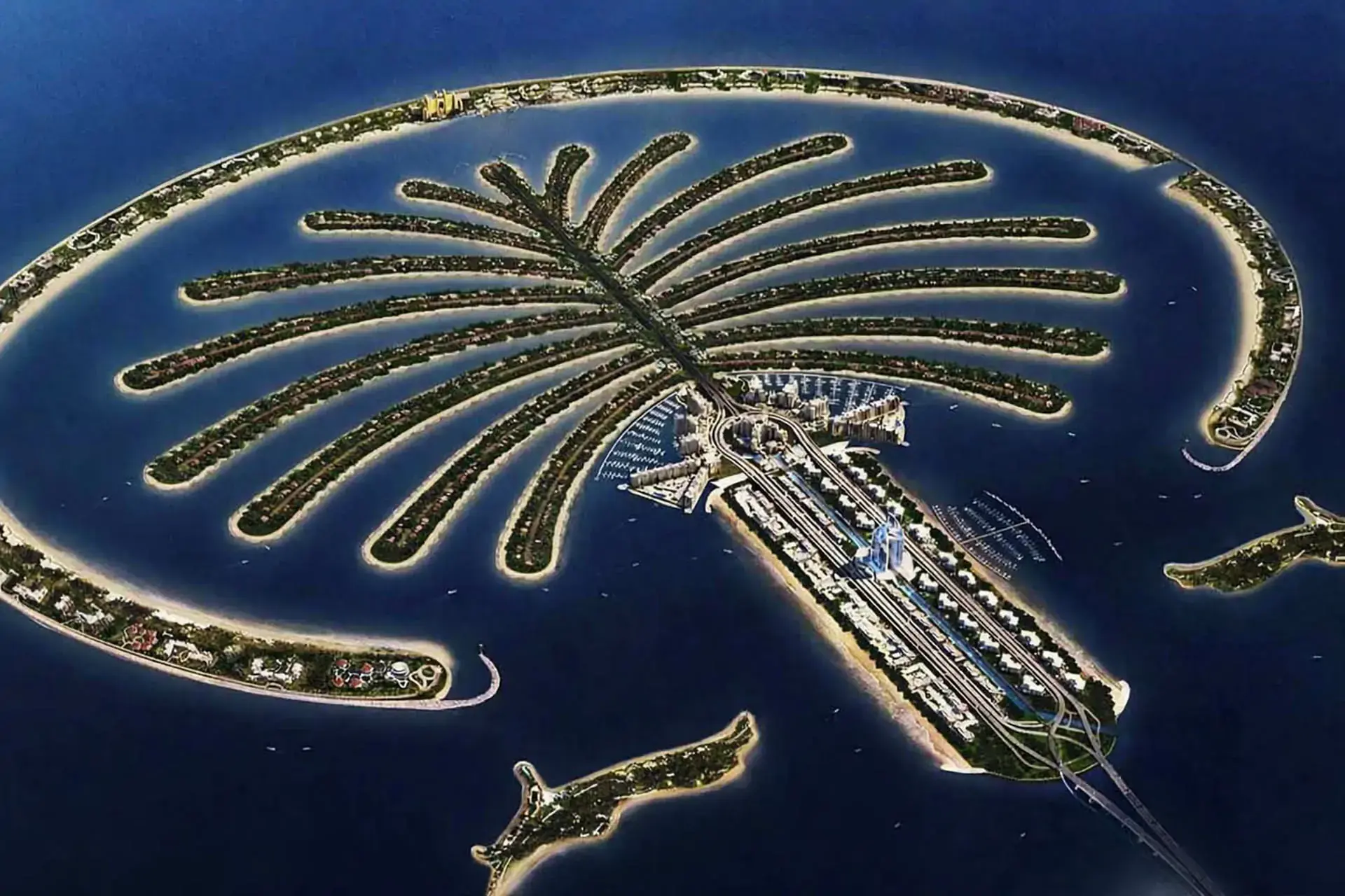 Palm Jebel Ali Aerial view