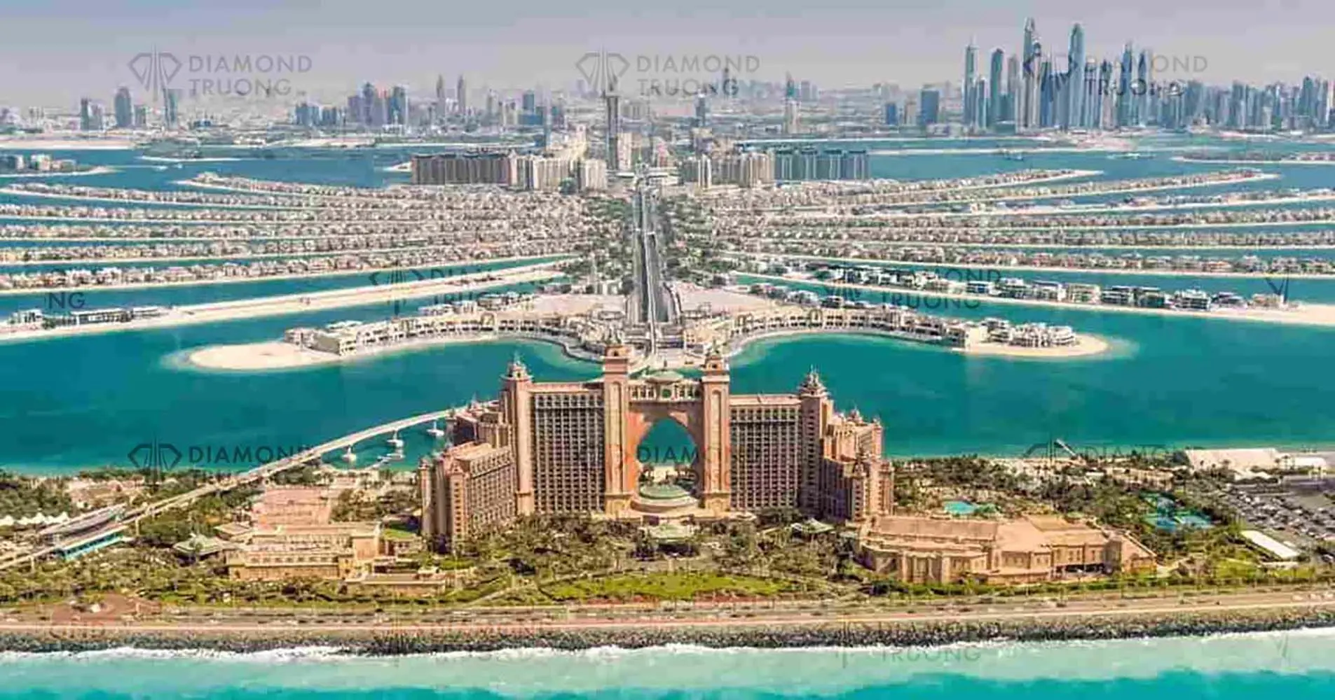 Palm Jumeirah Aerial View