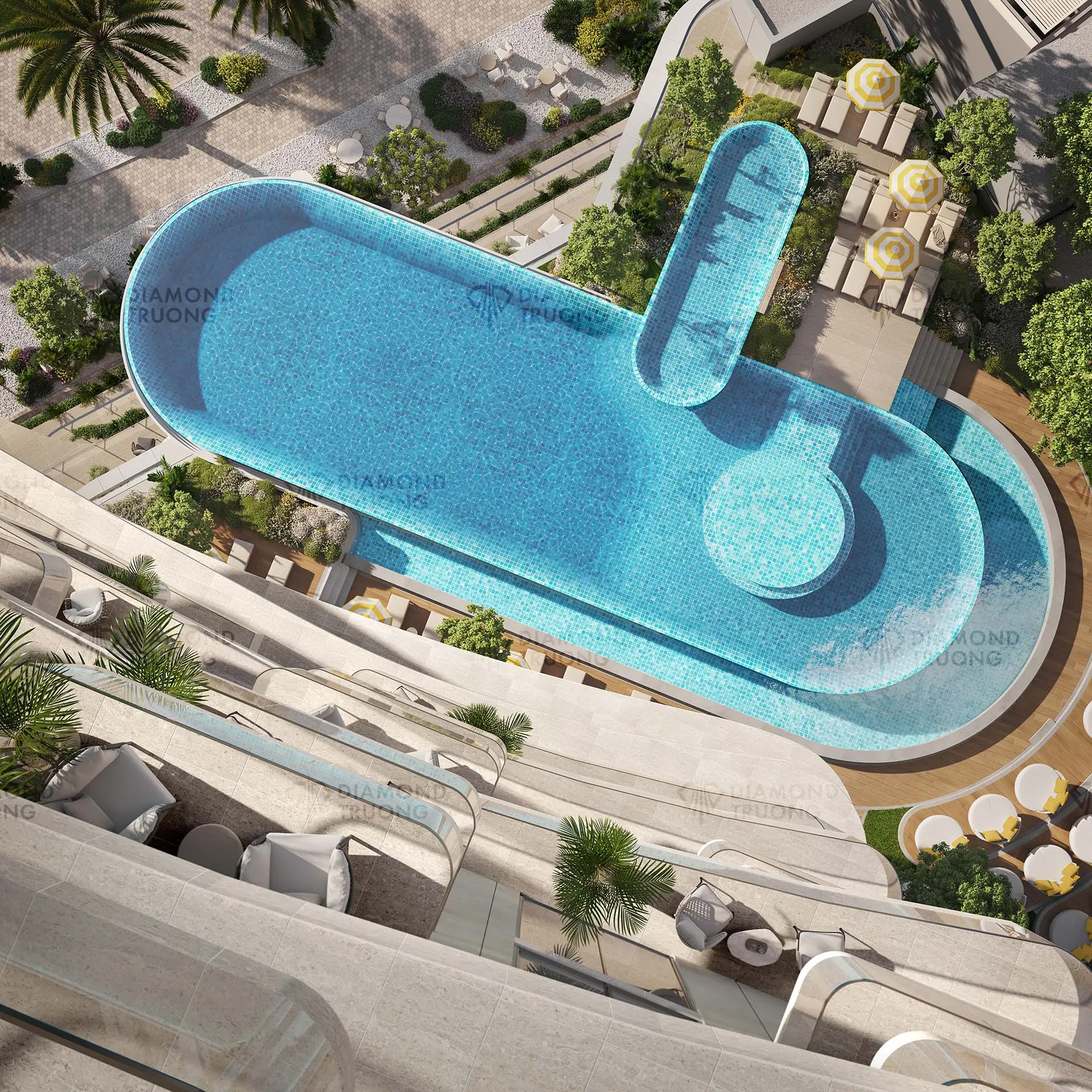 Sensia Pool Area