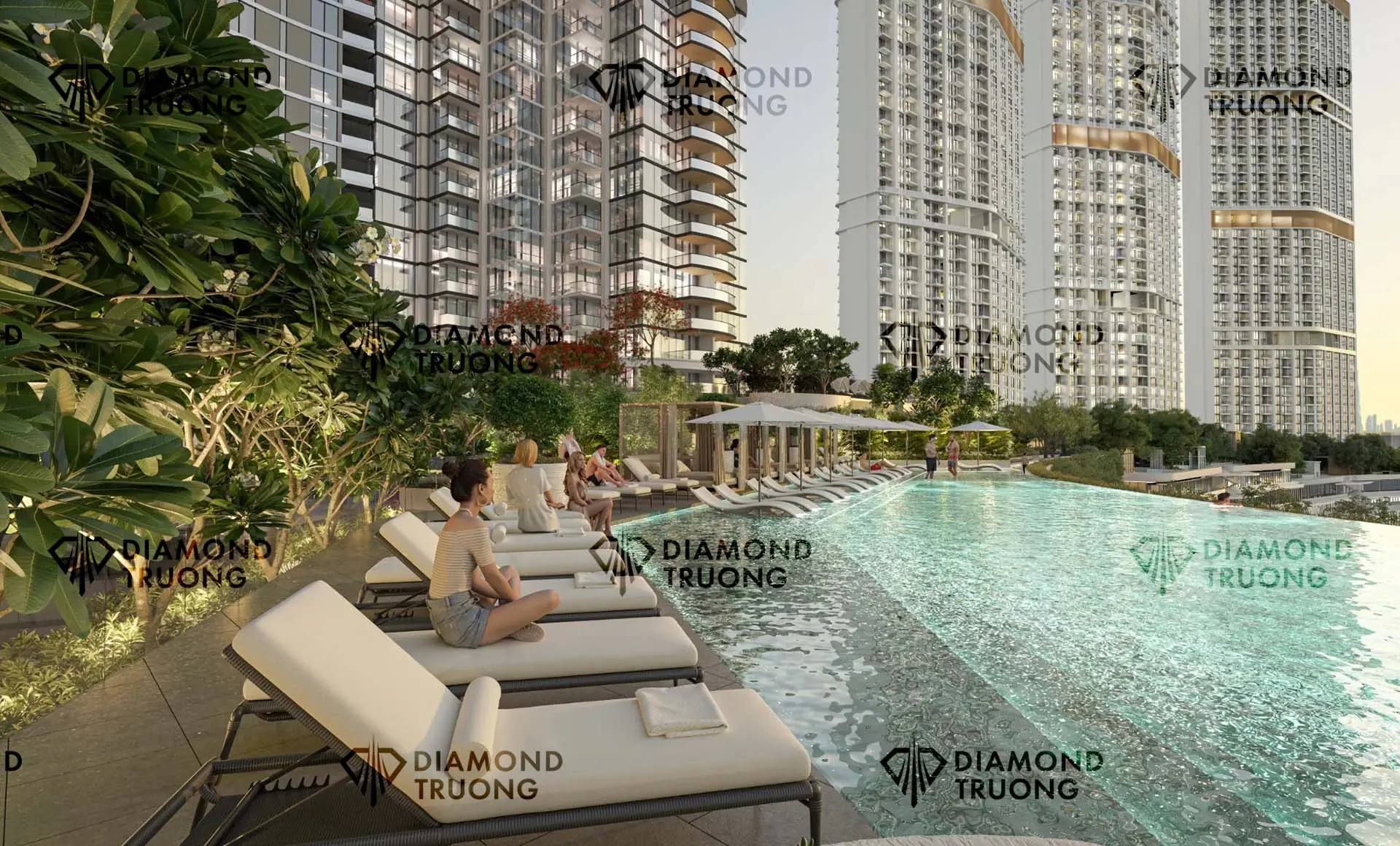 Skyscape Altius Pool Area