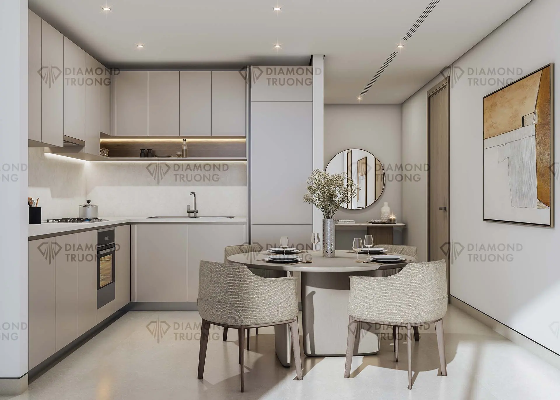Skyvue Solair Kitchen And Dining Area