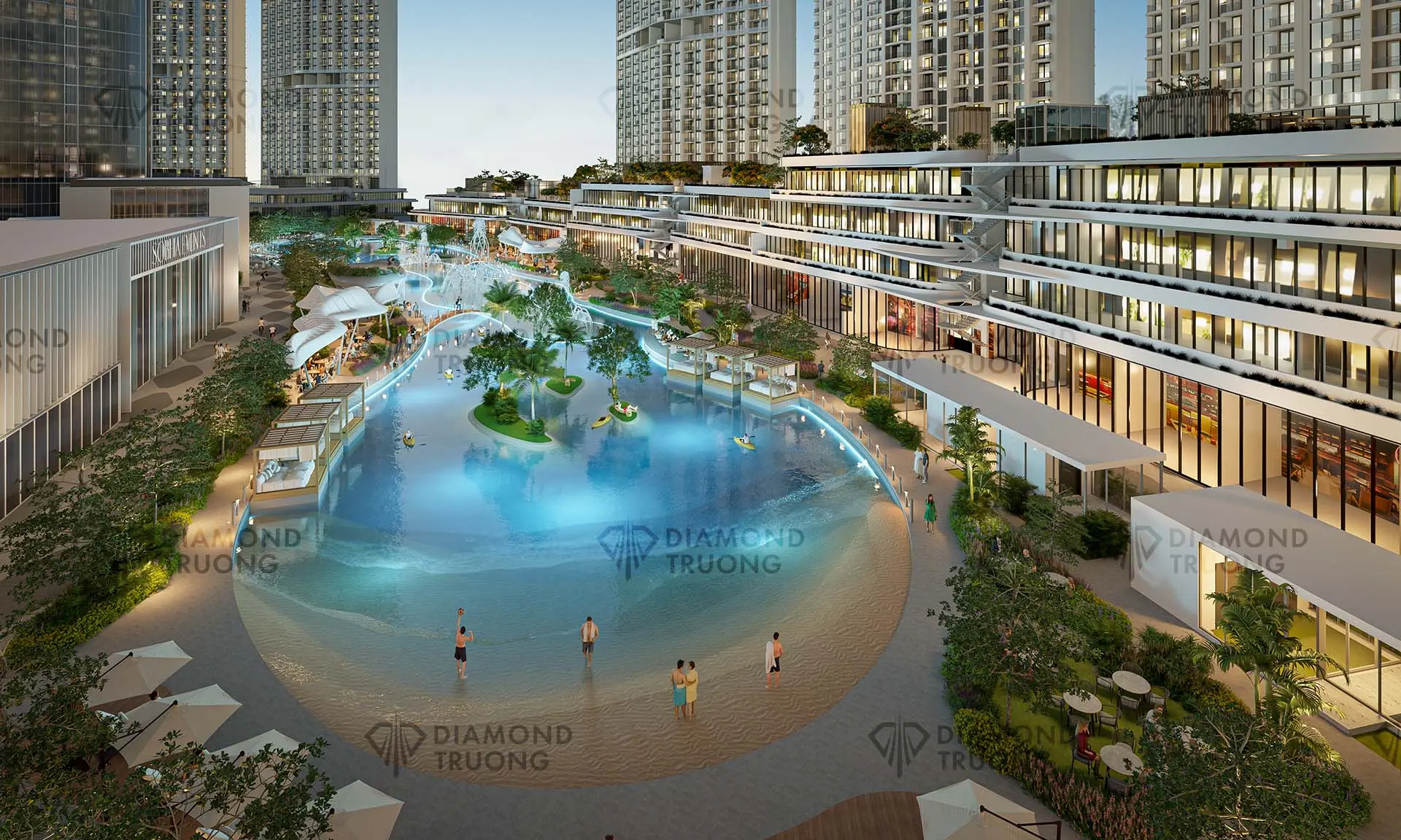 Skyvue Solair Pool Area