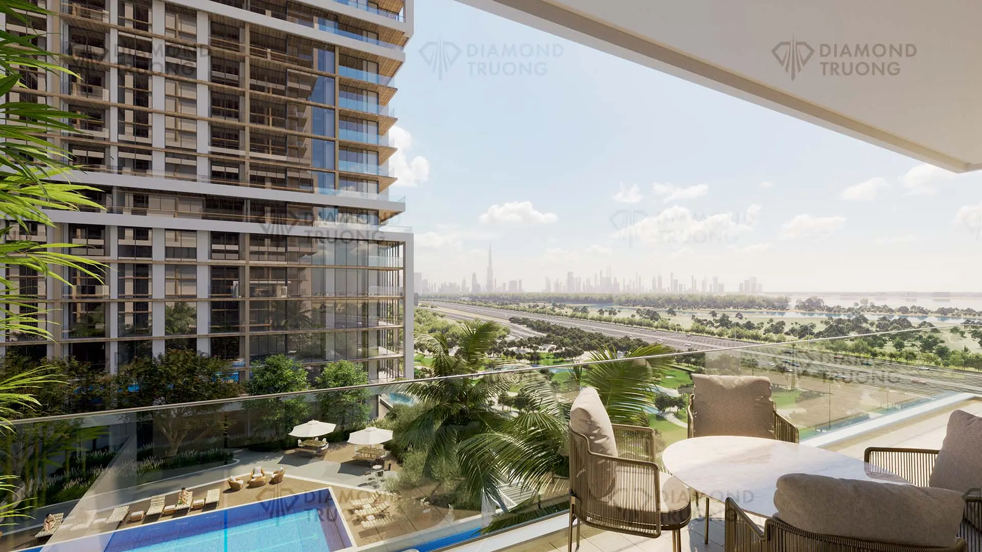 Sobha One Balcony Area