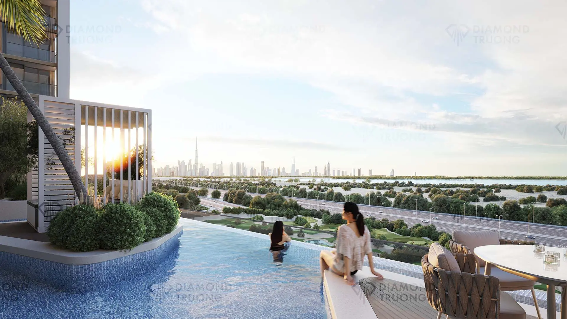 Sobha One Pool Area
