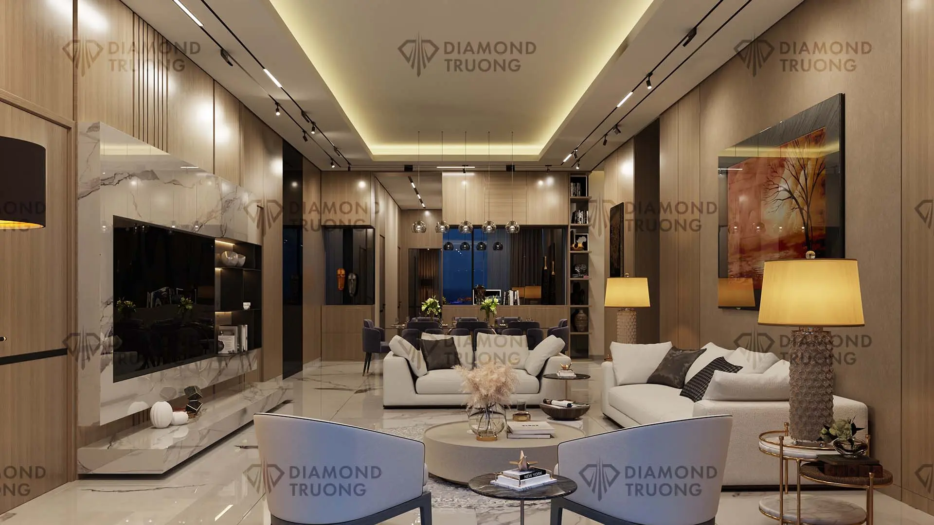 Sobha Seahaven Tower A Living Room