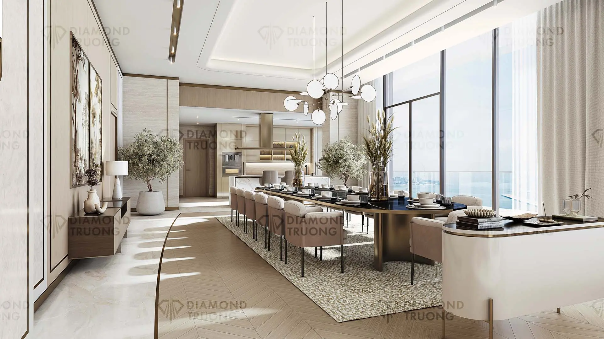 Sobha Seahaven Tower C Dining Area