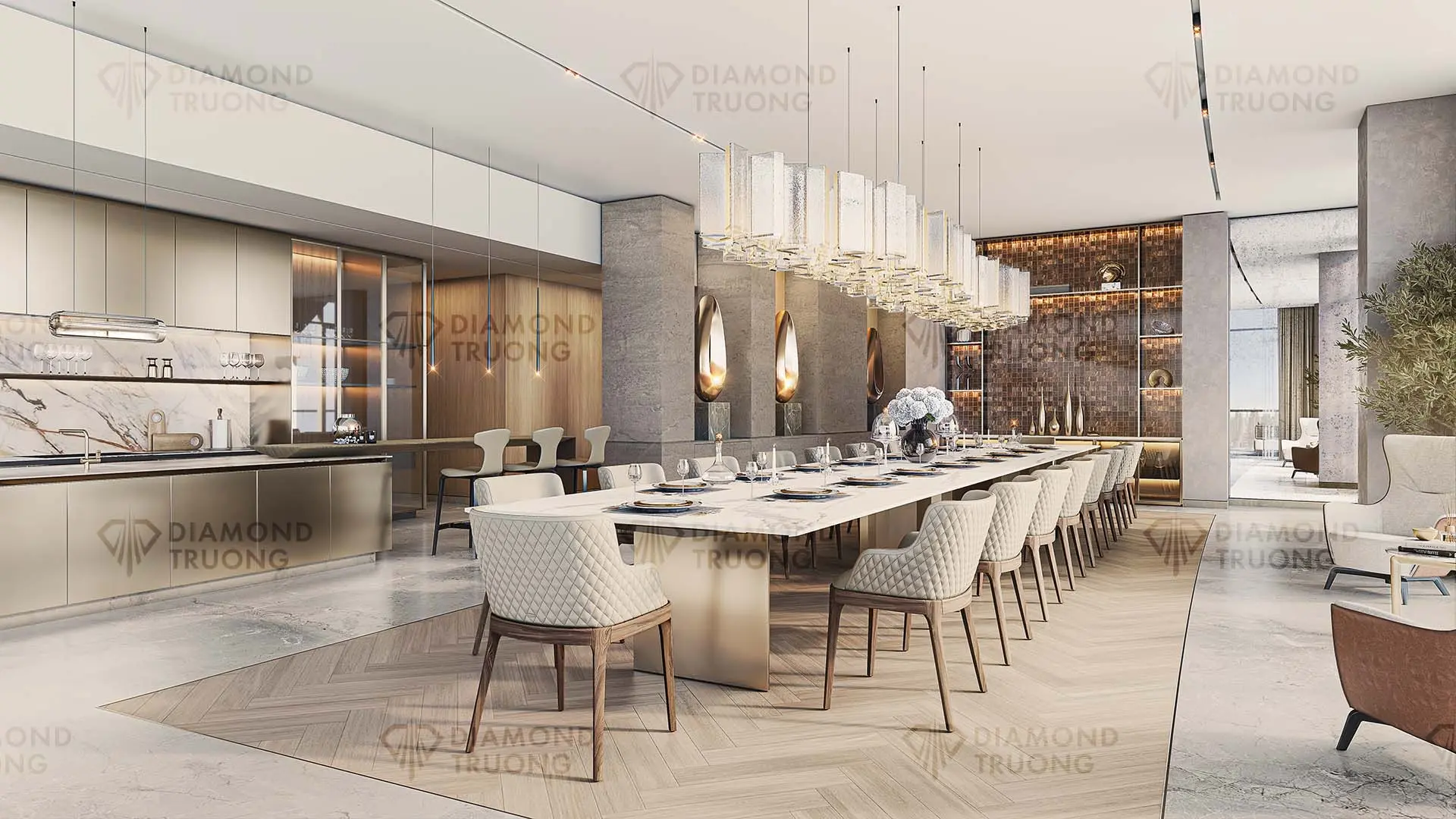 Sobha Seahaven Tower C Dining Area
