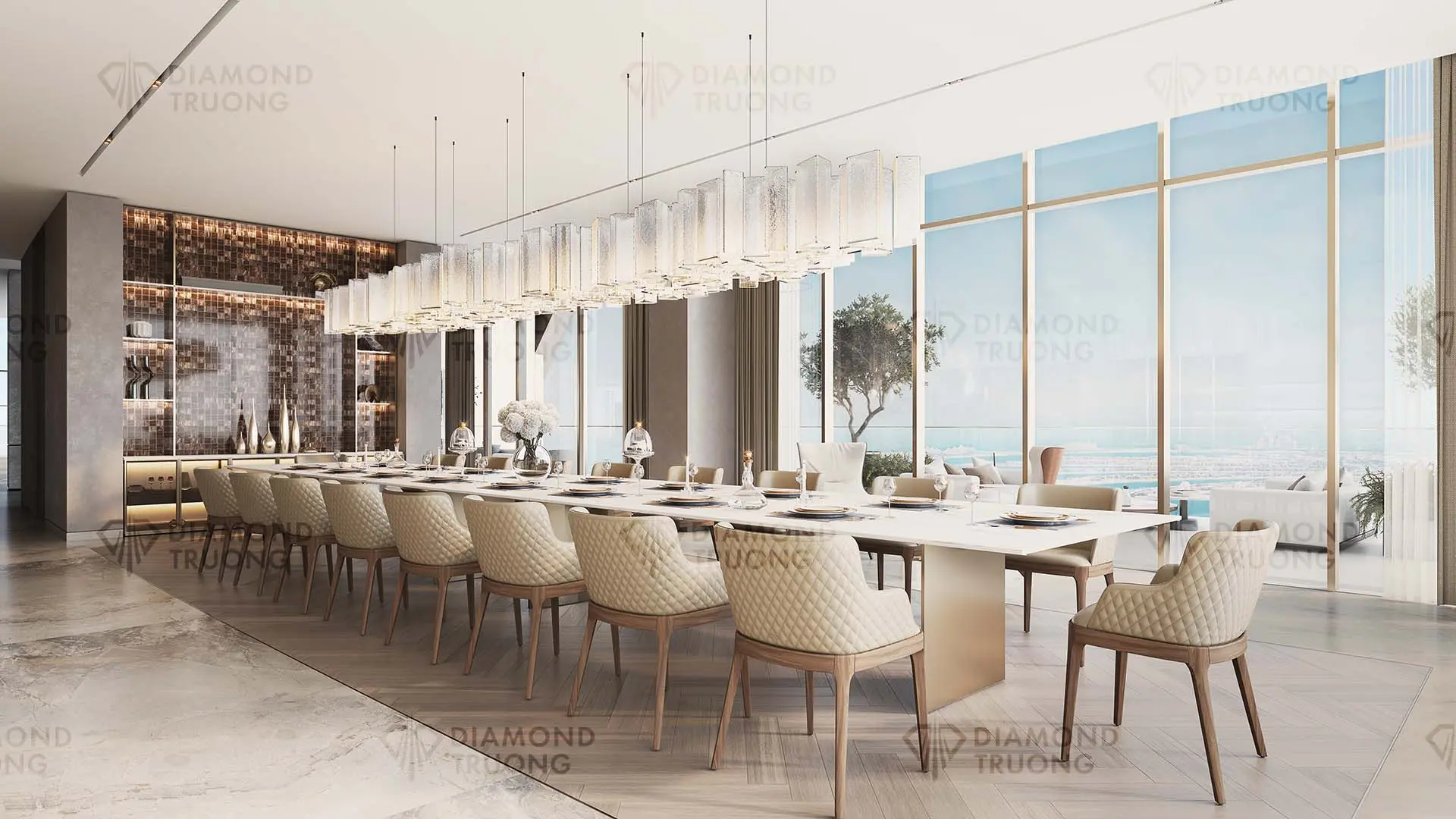 Sobha Seahaven Tower C Dining Area