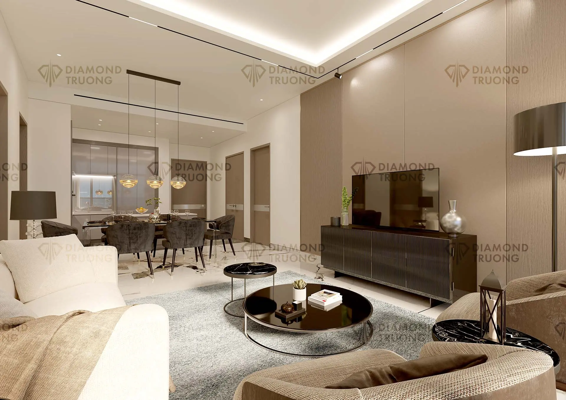 Sobha Seahaven Tower C Living area