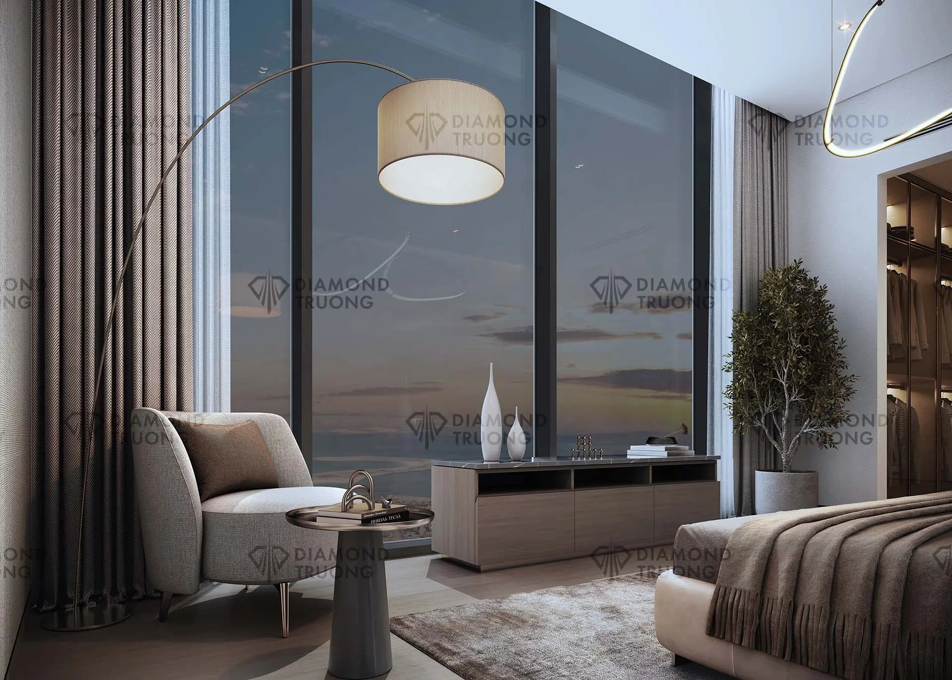 Sobha Skyparks Master Bedroom