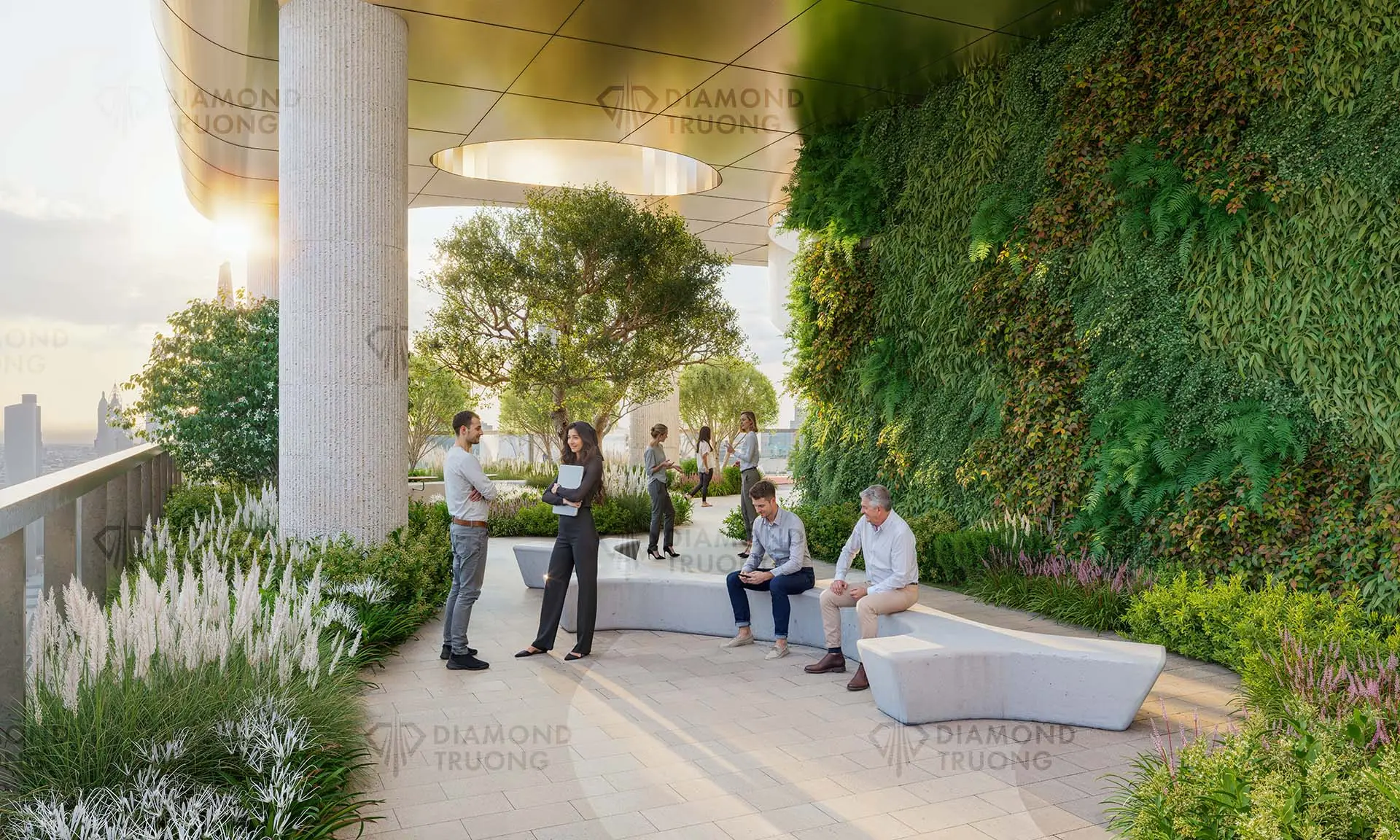 Sobha Skyparks Garden Area