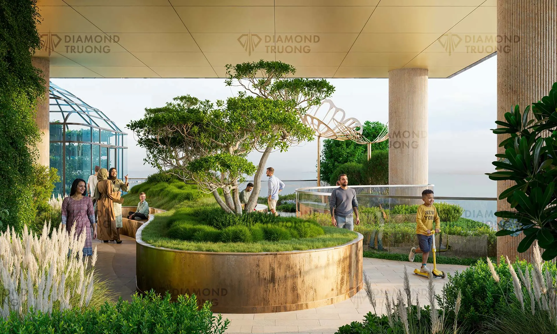 Sobha Skyparks Garden Area