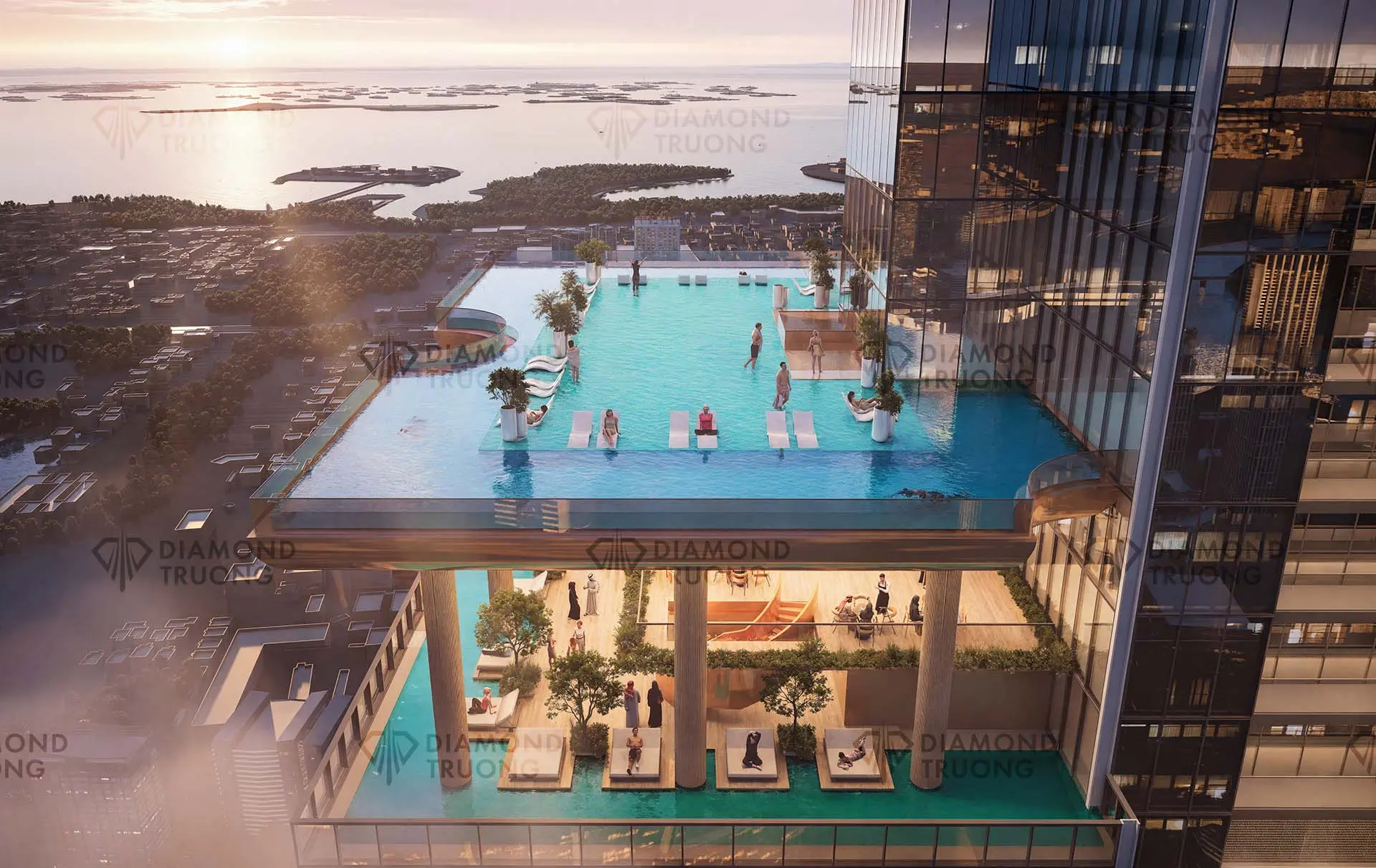 Sobha Skyparks Pool Area