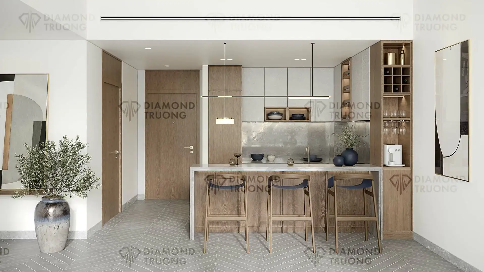 The Crestmark Kitchen Area