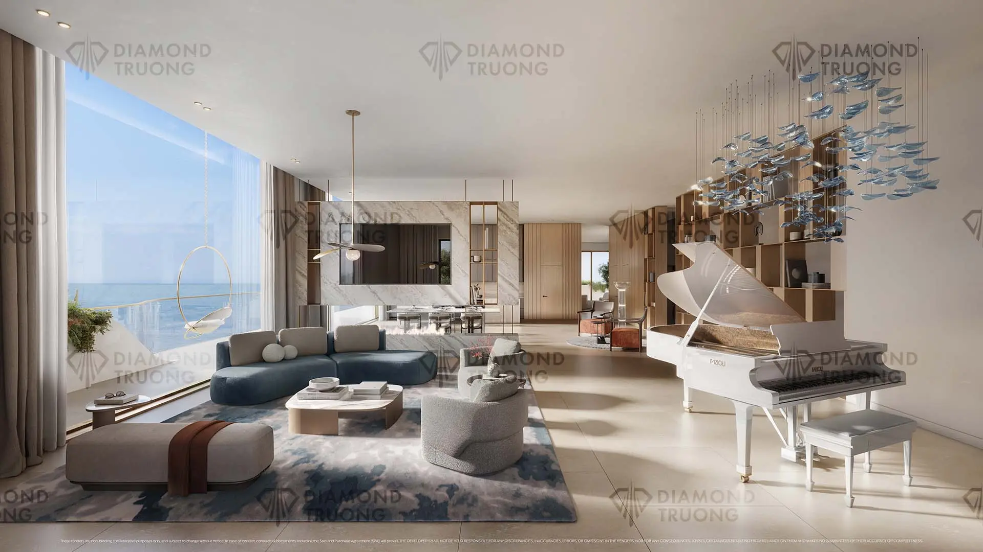 The Mural Living Area