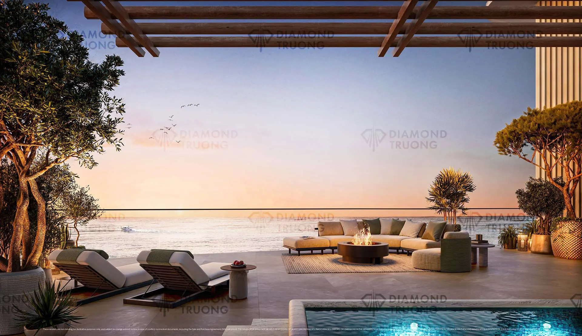 The Mural Pool Area
